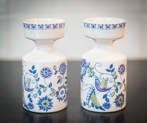 2 Vintage FIGGJO Flint Lotte Cups and Saucers Turi Design NORWAY